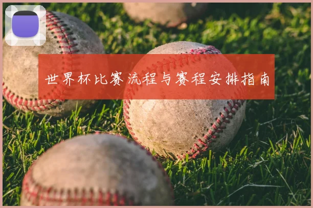 世界杯比赛流程与赛程安排指南